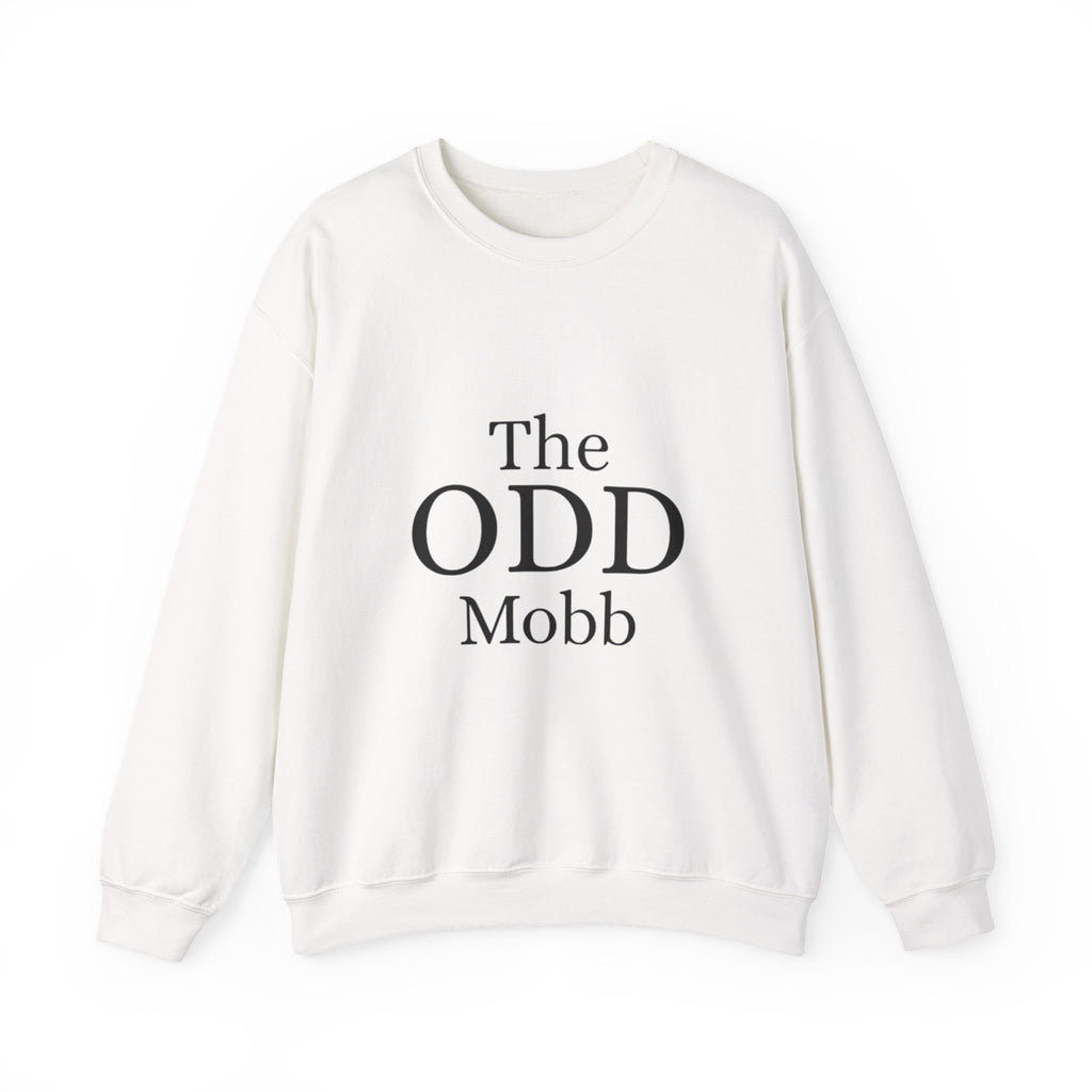 Crewneck Sweatshirt — “The ODD Mobb” Minimal Logo Pullover