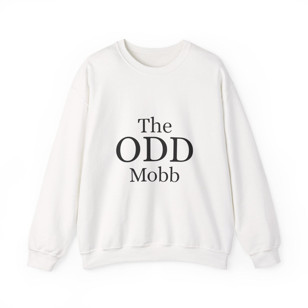 Crewneck Sweatshirt — “The ODD Mobb” Minimal Logo Pullover