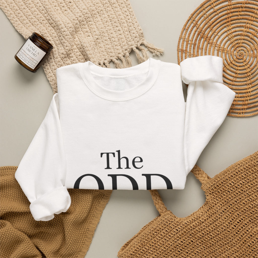 Crewneck Sweatshirt — “The ODD Mobb” Minimal Logo Pullover
