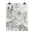 Abstract Art, colorable Rolled Posters